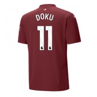 Camiseta Manchester City Jeremy Doku #11 Tercera Equipación 2024-25 manga corta